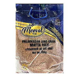Meeval Foods Palakkadan Long Grain Matta Rice – 10kg
